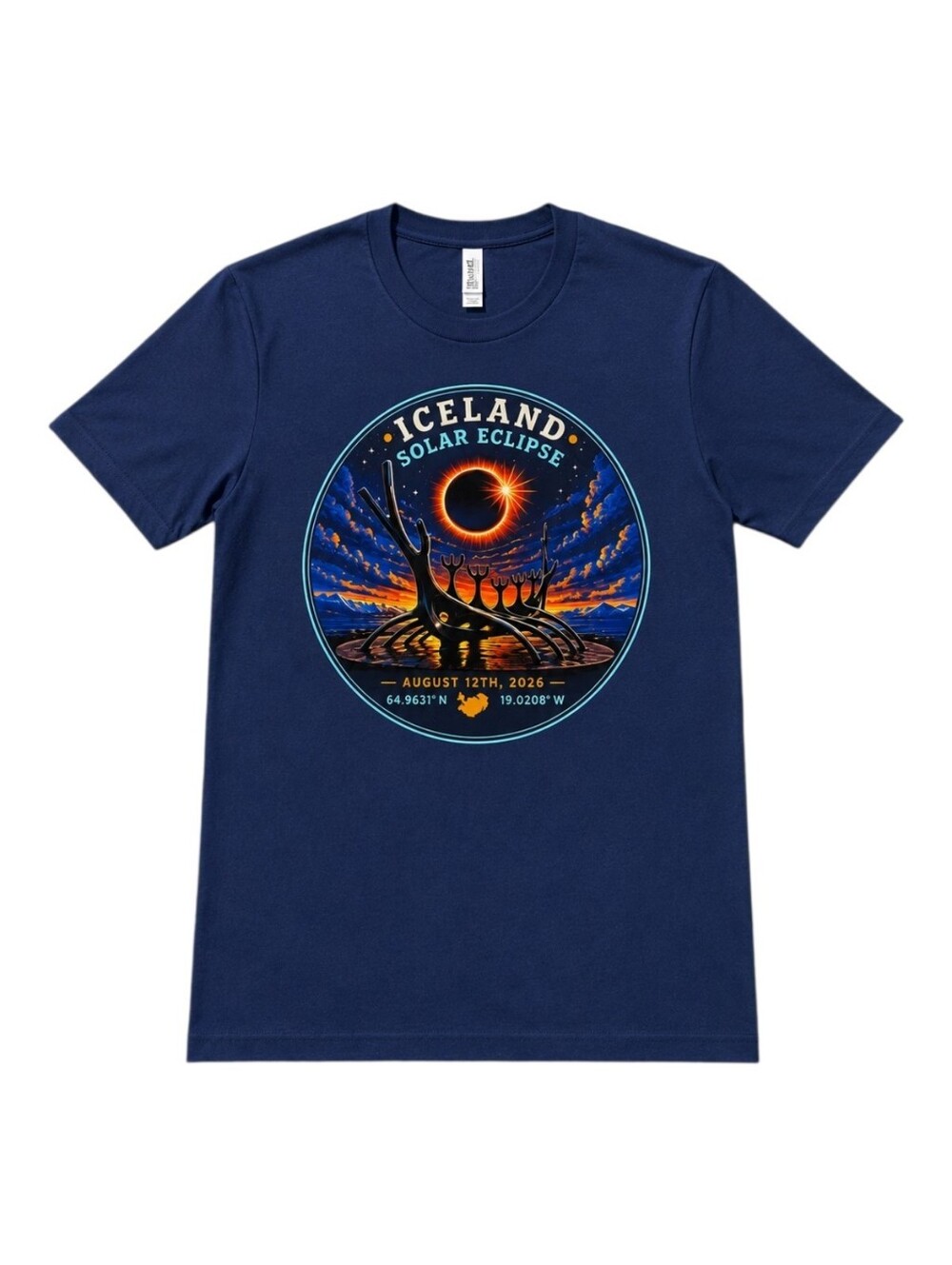 Iceland Solar Eclipse 2026 T-shirt
